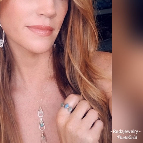 Handmade labradorite ring - Picture 4 of 4